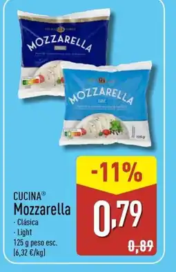 ALDI CUCINA Mozzarella oferta