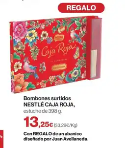 Hipercor NESTLÉ CAJA ROJA Bombones surtidos oferta