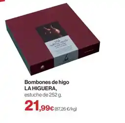 Hipercor LA HIGUERA Bombones de higo oferta