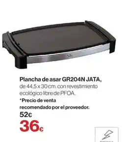Hipercor JATA Plancha de asar GR204N oferta