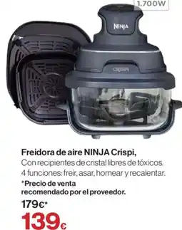 Hipercor NINJA Freidora de aire Crispi oferta