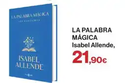 Hipercor LA PALABRA MAGICA Isabel Allende oferta