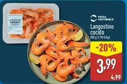ALDI Langostino cocido oferta