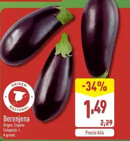 ALDI Berenjena oferta