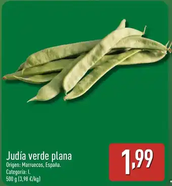 ALDI Judía verde plana oferta