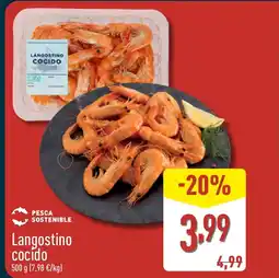 ALDI Langostino cocido oferta