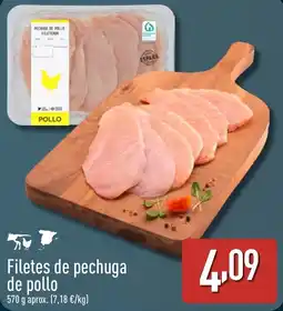 ALDI Filetes de pechuga de pollo oferta