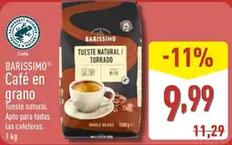 ALDI BARISSIMO Café en grano oferta