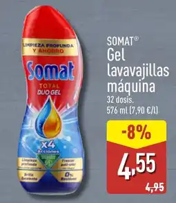 ALDI SOMAT Gel lavavajillas máquina oferta