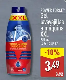 ALDI POWER FORCE Gel lavavajillas a máquina XXL oferta
