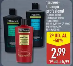 ALDI TRESEMMÉ Champú profesional oferta