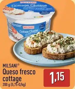 ALDI MILSANI Queso fresco cottage oferta