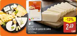 ALDI MILSANI Lonchas de queso de cabra oferta
