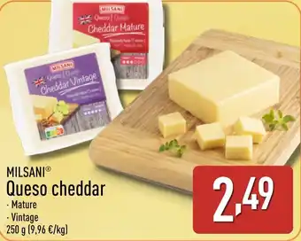ALDI MILSANI Queso cheddar oferta