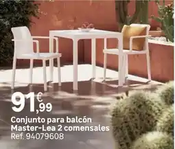 Leroy Merlin Conjunto para balcón master-lea 2 comensales oferta