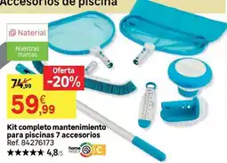 Leroy Merlin Home - kit completo mantenimiento para piscinas 7 accesorios oferta