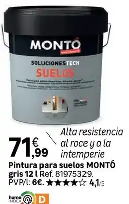 Leroy Merlin Monto - pintura para suelo oferta