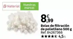Leroy Merlin Bolas de filtracion de polietileno 500 g oferta