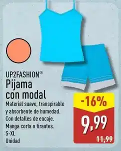 ALDI Up2fashion - pijama con model oferta
