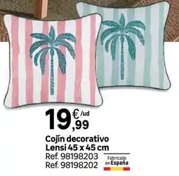 Leroy Merlin España - cojin decorativo 45 x 45 cm oferta