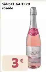 Alcampo El gaitero - sidra rosada oferta