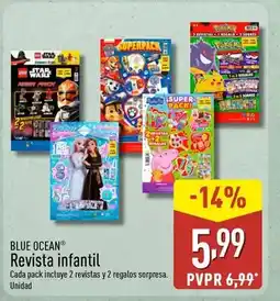 ALDI Blue ocean - revista infantil oferta
