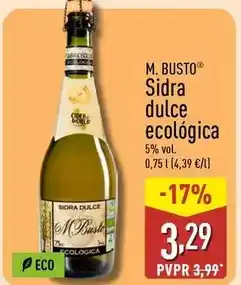 ALDI Mayador - m. busto sidra dulce ecologica oferta