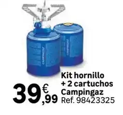 Leroy Merlin Campingaz - kit hornillo + 2 cartuchos campingaz oferta