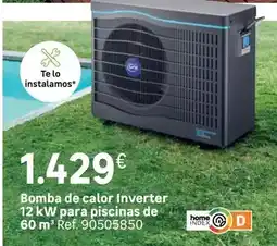 Leroy Merlin Gre - bomba de calor inverter 12 kw para piscinas de 60 m2 ref. 90505850 oferta