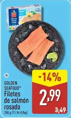 ALDI Filetes de salmon rosado oferta