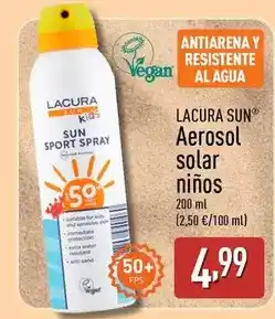 ALDI Lacura sun - aerosol solar ninos oferta