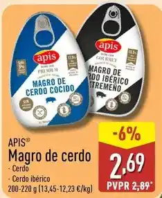 ALDI Apis - magro de cerdo oferta