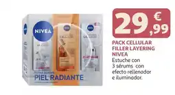 Alcampo Nivea - pack cellular filler layering oferta