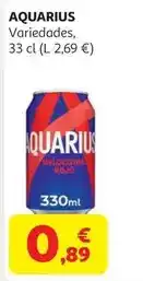 Alcampo Aquarius - variedaddes oferta