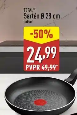 ALDI Tefal - sartén ø 28 cm oferta