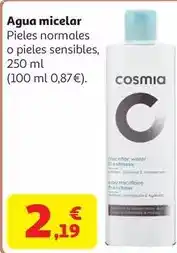 Alcampo Cosmia - agua micelar oferta