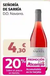 Alcampo Sarria - d.o. navarra oferta