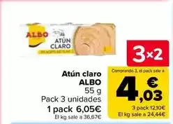 Carrefour Market Albo - atún claro oferta