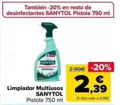 Carrefour Market Sanytol - limpiador multiusos oferta