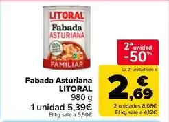 Carrefour Market Litoral - fabada asturiana oferta