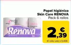 Carrefour Market Renova - papel higiénico skin care oferta