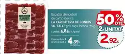 Condis La xarcuteria de condis al tall - espatlla d'enceball de camp ibèrica 50% raça ibèrica oferta