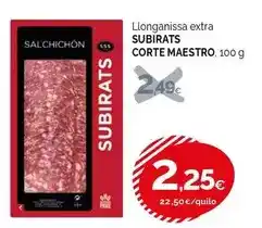 Condis Subirats - llonganissa extra oferta