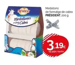 Condis Président - medallons de formatge de cabra oferta