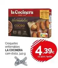 Condis La cocinera - croquetes enfornables carn d'olla oferta