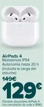 Carrefour Apple - airpods 4 oferta