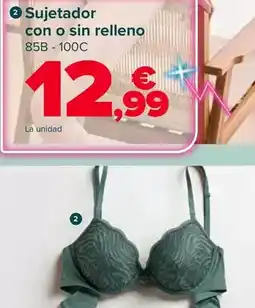 Carrefour Tex - sujetador con o sin relleno oferta