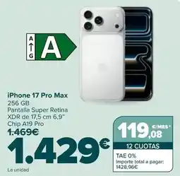 Carrefour Apple - iphone 17 pro max oferta