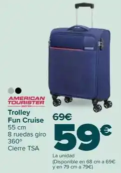 Carrefour American tourister - trolley fun cruise oferta