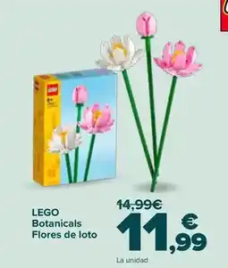 Carrefour Lego - lego botanicals flores de loto oferta